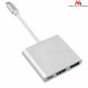 Adapter USB-C - HDMI / USB 3.0 / USB-C MCTV-84