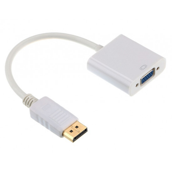 Adapter Display Port VGA white