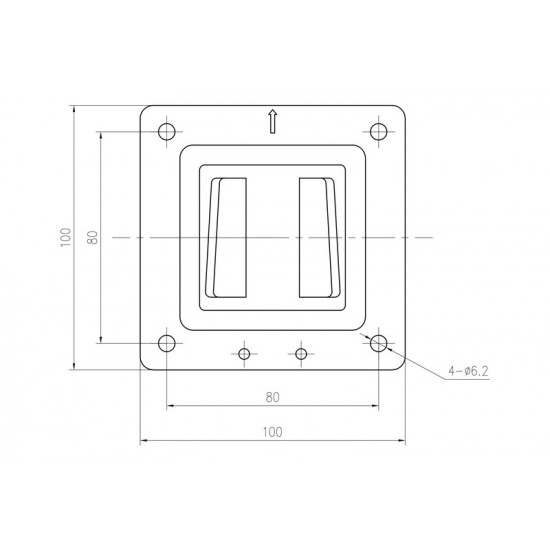 Wall Mount for 1xLCD max. 27