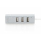 Hub 3-port USB3.0 Type C Power Supply aluminum