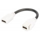 Keystone Module HDMI F/F white 16cm