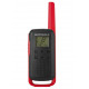 T62 PMR 446 WALKIE TALKIE BLACK-RED