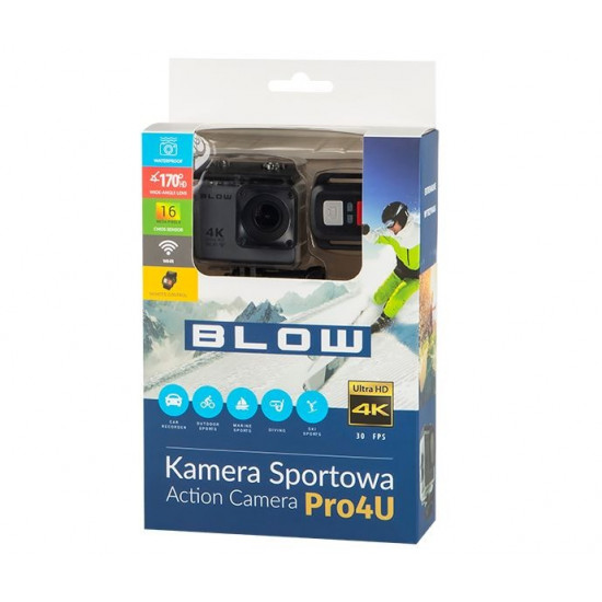 BLOW Rejestrator ACTION CAMERA Pro4U 4K WiFi