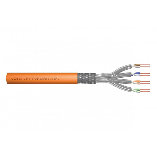 Cabel S/FTP cat. 7 100m (reel) LS0H-3 orange