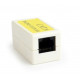 Coupler Cat. 6 LAN8P8C RJ-45F/white