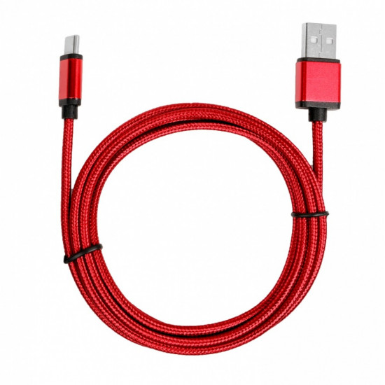 Cable USB - USB C 1.5 m ruby tape