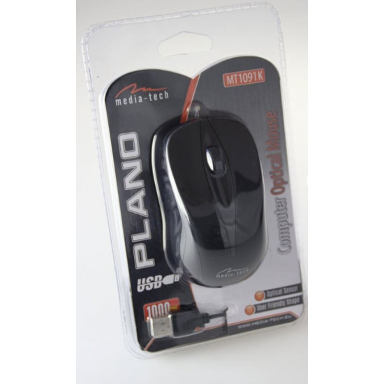 Optical mouse Plano black