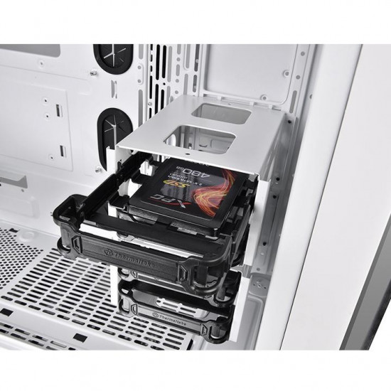 Case View 71 Riing Tempered Glass E-ATX Full Tower - Snow Edition