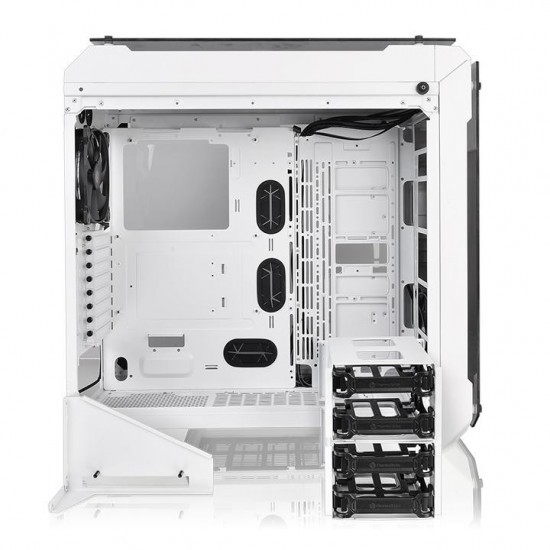 Case View 71 Riing Tempered Glass E-ATX Full Tower - Snow Edition