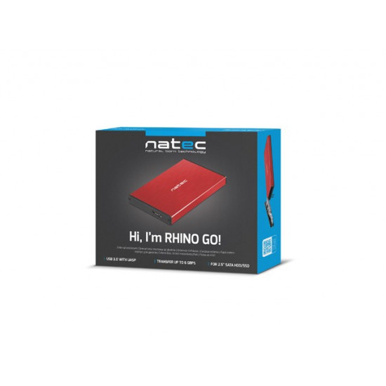 External HDD Enclosure Rhino Go 2,5 USB 3.0