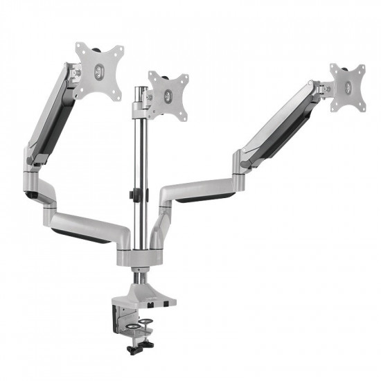 Triple alumium desk mount 13-27, max. 7kg