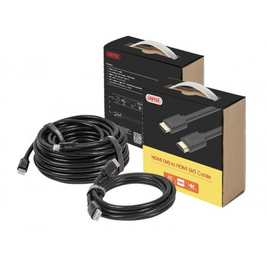 Cable HDMI M/M 1.5M v2.0 , gold, basic Y-C137M