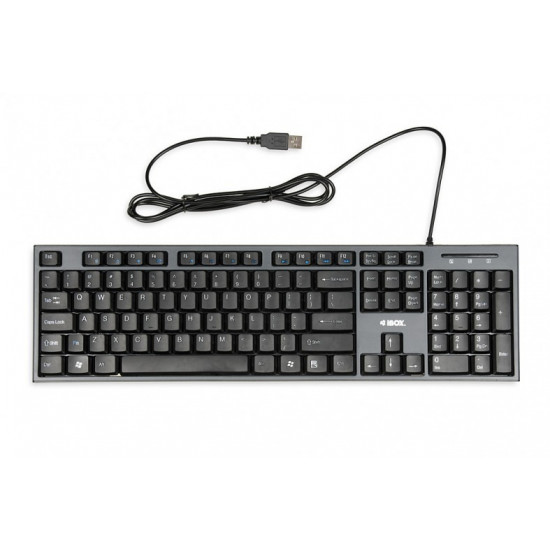 Set keyboard + mouse IKMS606 black (USB 2.0; (US); black, optical; 800 DPI)