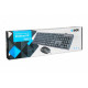 Set keyboard + mouse IKMS606 black (USB 2.0; (US); black, optical; 800 DPI)