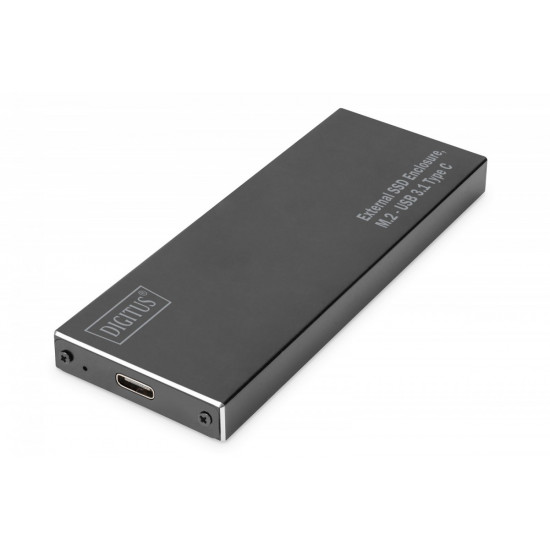 External SSD Enclosure USB Type C for SSD M2 (NGFF) SATA III, 80/60/42 / 30mm, aluminum