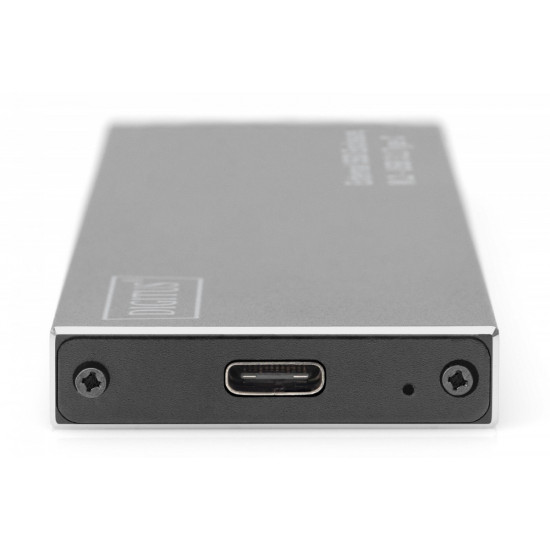 External SSD Enclosure USB Type C for SSD M2 (NGFF) SATA III, 80/60/42 / 30mm, aluminum