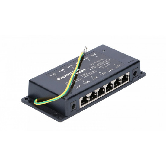 EXTRALINK POE INJECTOR 6 PORT GIGABIT