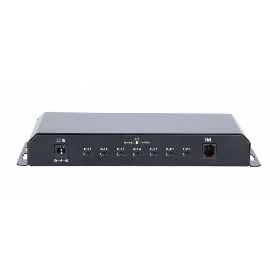 GIGABIT POE SWITCH 8-7 PORT 24V 60W WITH POWER SUPPLY 24V / 48V 60W WITH POWER ADAPTER 24V 2.5A