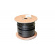 Installation cable U/UTP cat. 5e, PE wire, external gelled, black, 305m (reel)