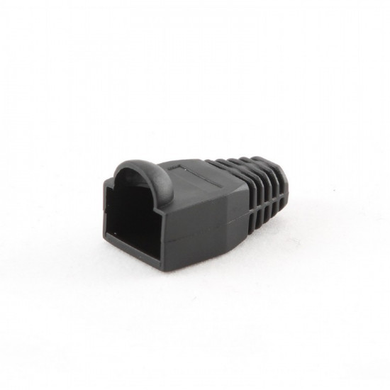 Strain relief RJ45 black/100 pcs