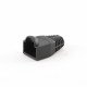 Strain relief RJ45 black/100 pcs