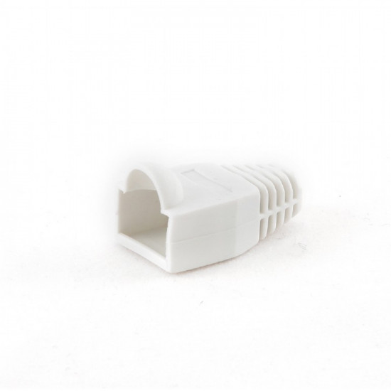 Strain relief RJ45 white/100 pcs