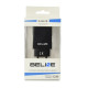 Travel charger 2xUSB 2A black