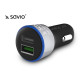 Car Quick Charge charger Savio SA-06/B, 2xUSB 5.4A