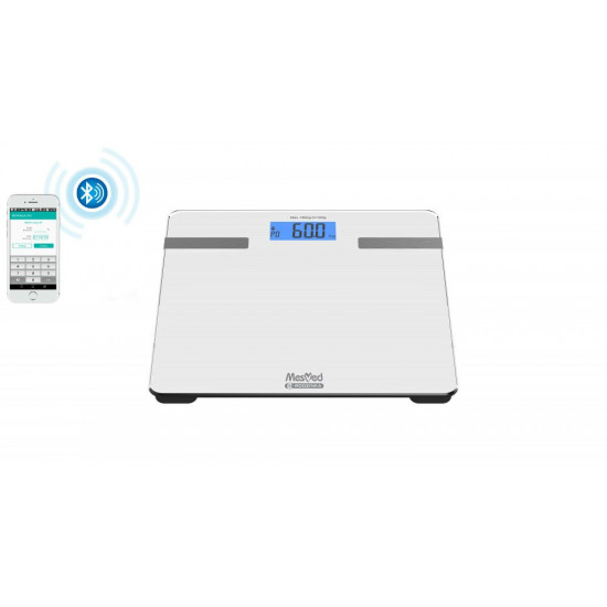 Bathroom scale MesMed MM-810 BLT Veje Biala