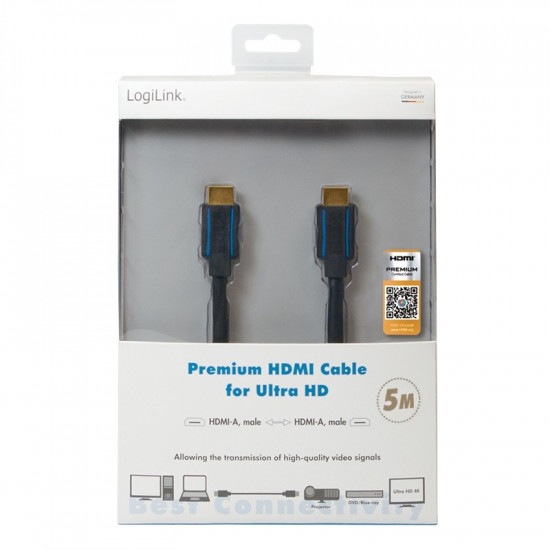 Premium HDMI cable for Ultra HD, 5m