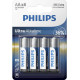 Batteries Ultra Alkaline AA 4pcs blister