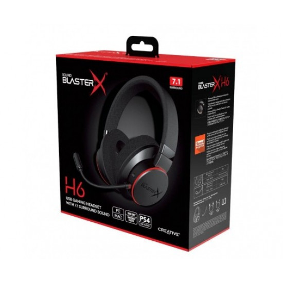 Headhones gaming Sound BlasterX H6