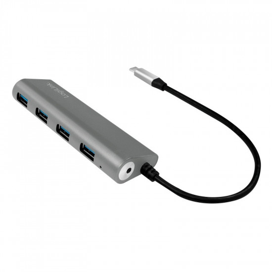 Hub 4-port USB-C 3.1 with aluminum casing