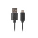 Cable USB CM - AM 2.0 1.8m black QC 3.0