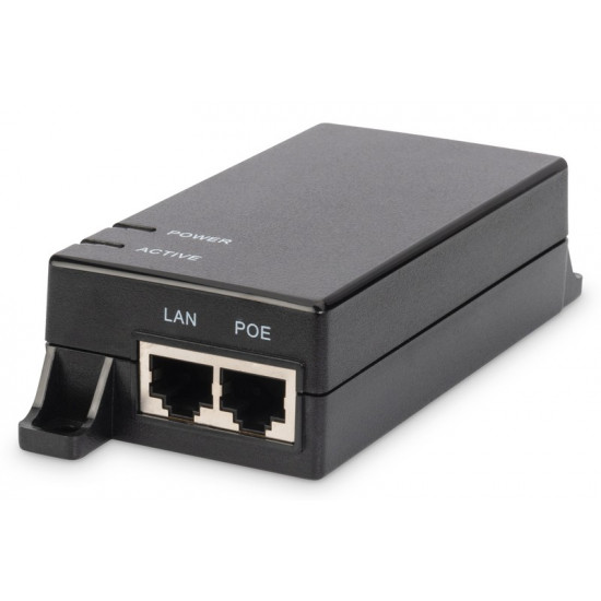 Power supply/adapter PoE 802.3af, max. 48V 15.4W Gigabit 10/100 / 1000Mbps, active