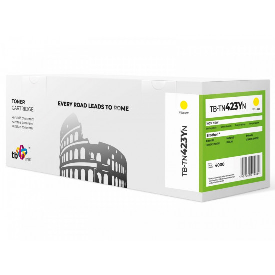 Toner for Brother TN423 Y TB-TN 423YN yellow 100% new