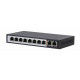 Switch Perses 8X EX-SG1008PE 10/100/1000M TX PoE AT/AF, 2X GE SFP Full Gigabit PoE 