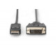 DisplayPort cable with snap 1080p 60Hz FHD Type DP / DVI-D (24 + 1) M / M 2m