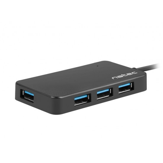 Hub USB3.0 4-Port Silkworm black USB-C