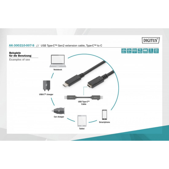 Extension Cable USB 3.1 Gen.2 SuperSpee