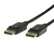 DisplayPort 1.2 cable, 4K2K, 5m, black