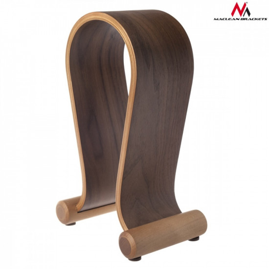 Headphones Stand Wooden Nut Color MC-815W