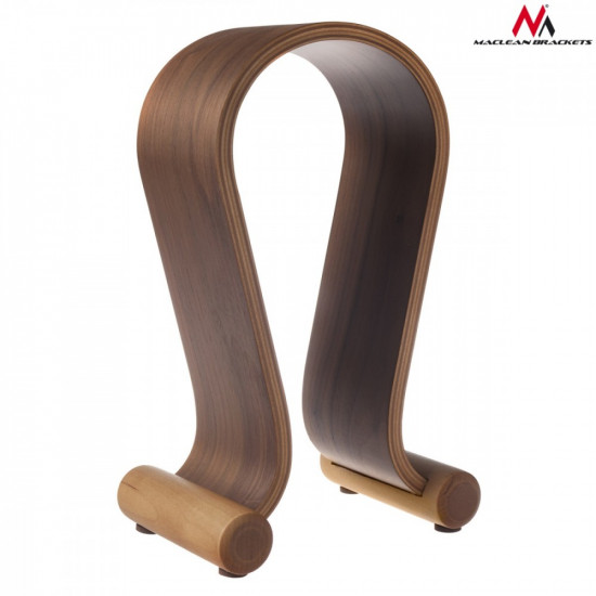 Headphones Stand Wooden Nut Color MC-815W