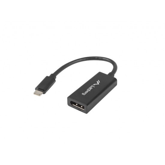 Adapter USB CM - Displayport F 15cm black