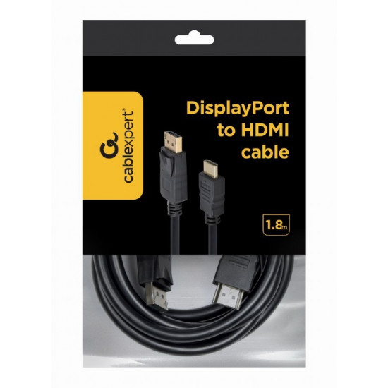 Cable DisplayPort to HDMI 1.8m