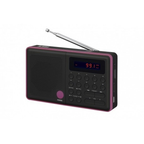 Radio Pliszka USB, FM black