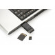 Card Reader 2-ports USB 2.0 SD/MicroSD compact black