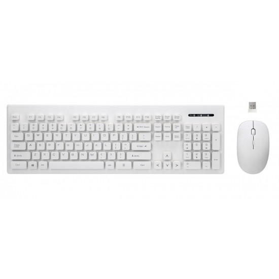Wireless Set Keyboard + Mouse Whiterun 