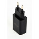 Universal charger USB 2A black