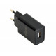 Universal charger USB 2A black